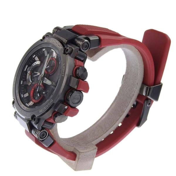 Other  Casio Men's G-Shock MTG Radio Solar Wristwatch in Red, with Stainless Steel, Synthetic Resin and Rubber MTG B1000 B 1A4JF in Excellent condition