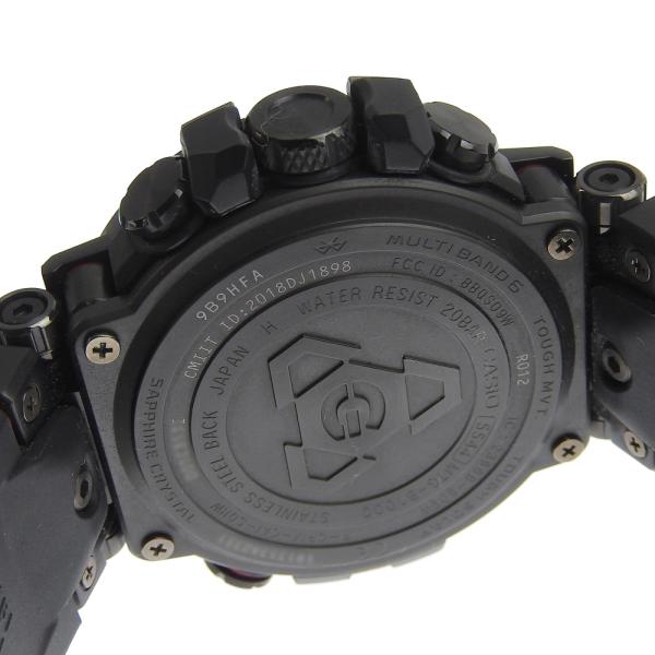 Casio Men's G-Shock MTG Radio Solar Black Wristwatch with Stainless Steel and Rubber  in Great Condition