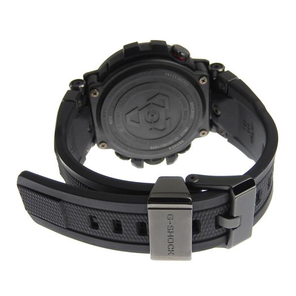 Casio Men's G-Shock MTG Radio Solar Black Wristwatch with Stainless Steel and Rubber  in Great Condition