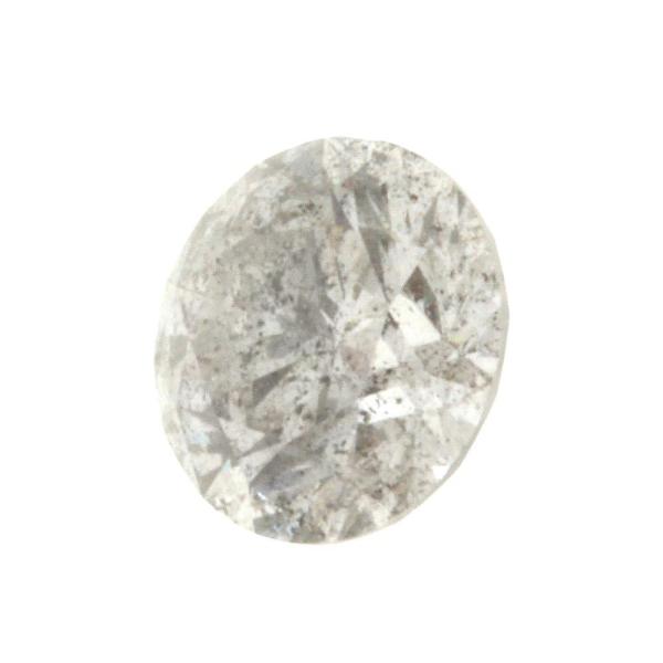 No Brand Loose Diamond 0.608 ct (K-I1-VG-NONE) 0.6ct Round Brilliant Cut, Clear for Ladies (Pre-owned) in Excellent Condition