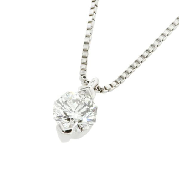 Single 0.3ct+ Special Cut Octagon Cut Diamond Necklace in Platinum PT850/PT900 in Excellent Condition