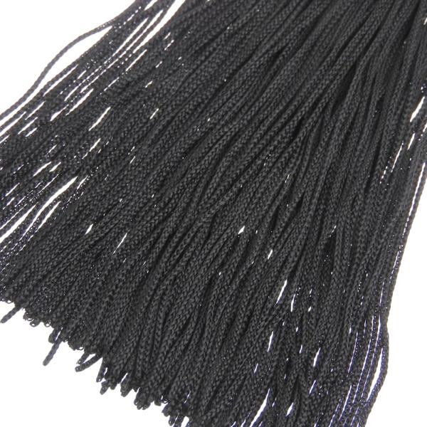 SAINT LAURENT PARIS Ladies' Long Tassel Earrings in Gold & Black in Excellent Condition