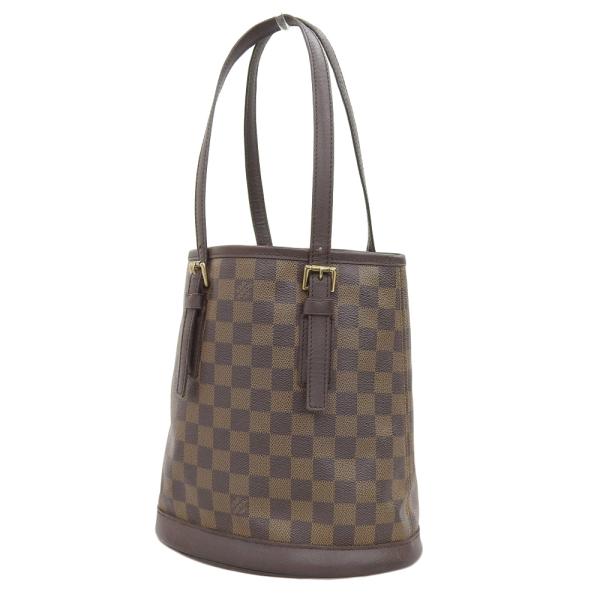 Louis Vuitton Damier Ebene Marais Bucket Bag Canvas Tote Bag N42240  in Good condition