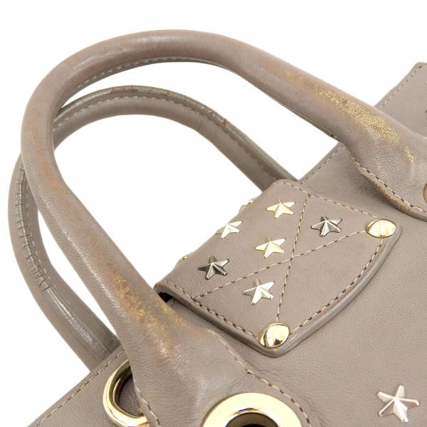 Star Studded Leather Riley Handbag in Very Good Condition