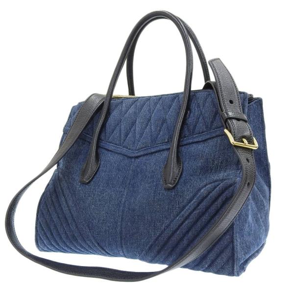 Denim Biker Handbag in Very Good Condition