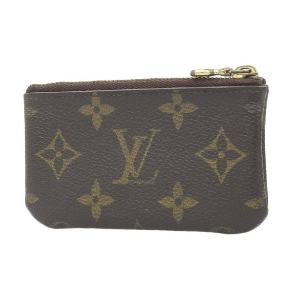 Louis Vuitton Pochette Cle Canvas Coin Case M62650 in Fair condition