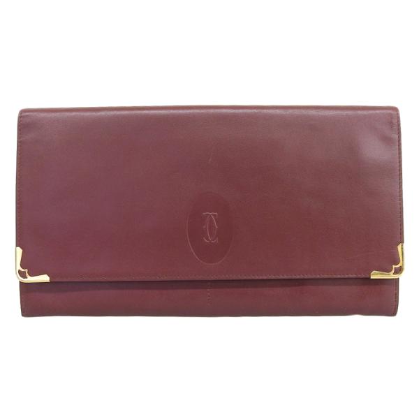 Cartier null Leather Clutch Bag in Great Condition