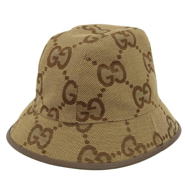 Gucci Jumbo GG Canvas Bucket Hat Canvas Hats 681256 in Excellent condition