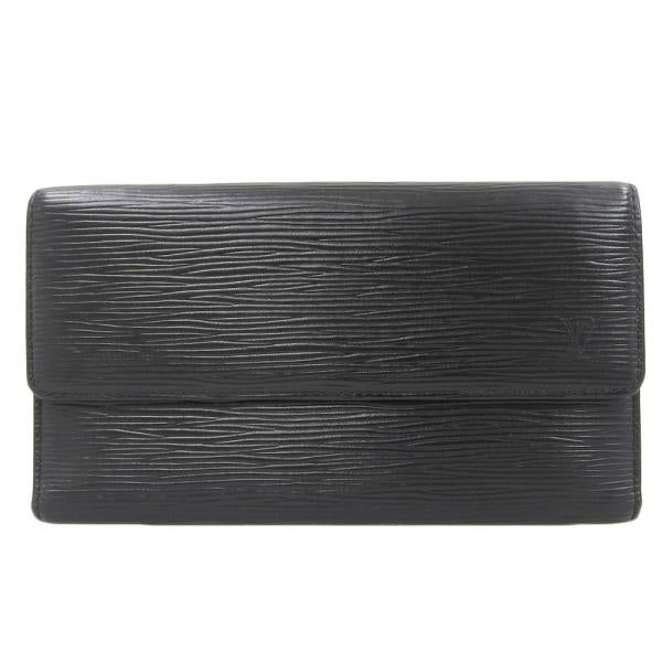 Louis Vuitton Porte Tresor International Leather Long Wallet M63382 in Good condition