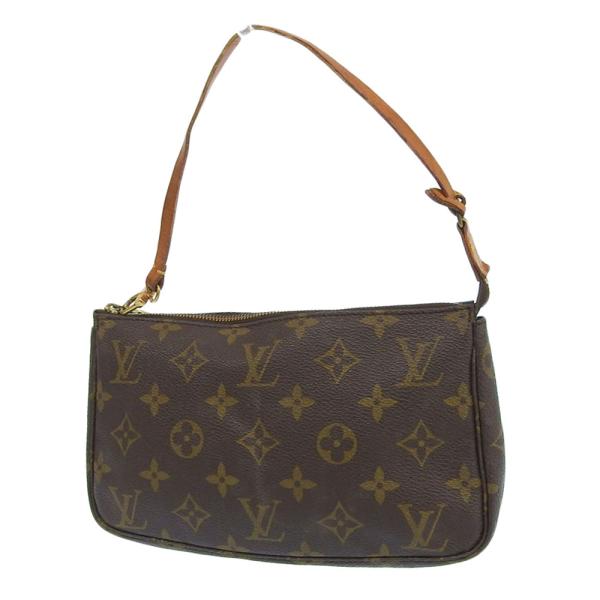 Louis Vuitton Pochette Accessoires Canvas Shoulder Bag M51980 in Fair condition