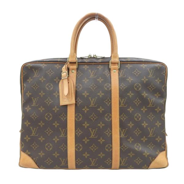 Louis Vuitton Porte Documents Voyage Canvas Business Bag M53361 in Good condition