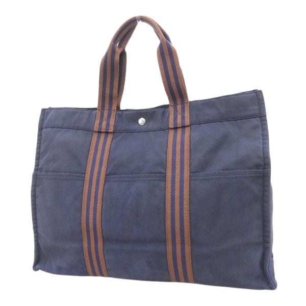 Hermes  Fourre Tout GM Canvas Handbag in Good condition