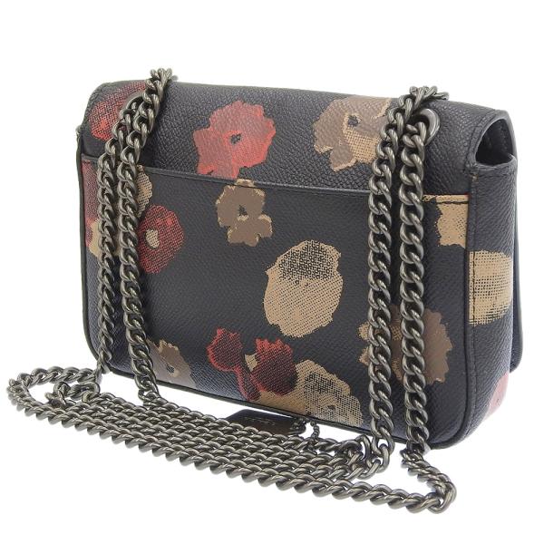 Coach Jewels Mini Floral Print Chain Crossbody Leather Crossbody Bag 52473.0 in Excellent condition