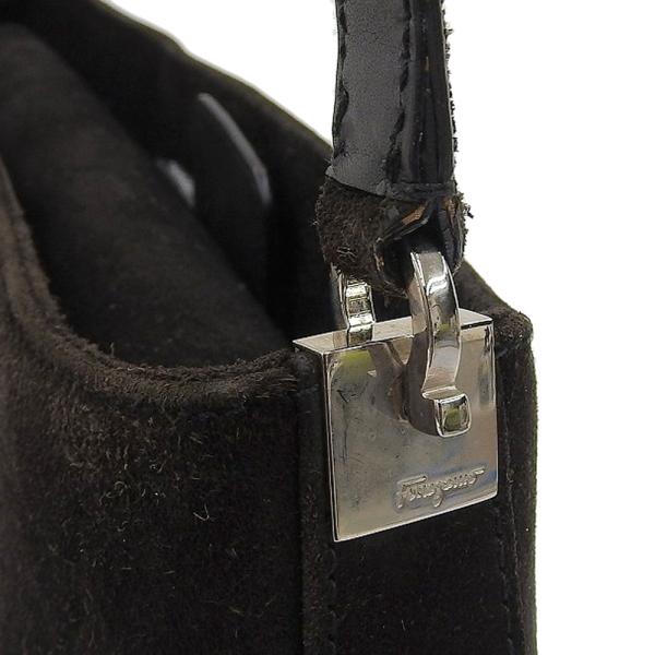 Suede Shoulder Bag  in Good Condition