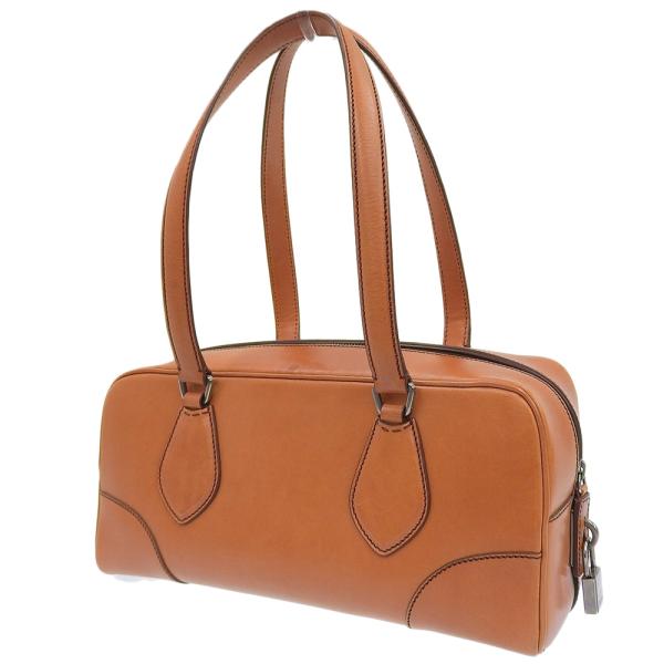 Prada Vitello England Bowler Bag  Leather Handbag BR0599  in Good condition
