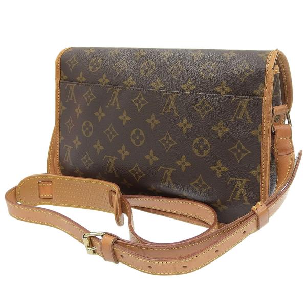 Louis Vuitton Gibeciere MM Canvas Shoulder Bag M42247 in Fair condition