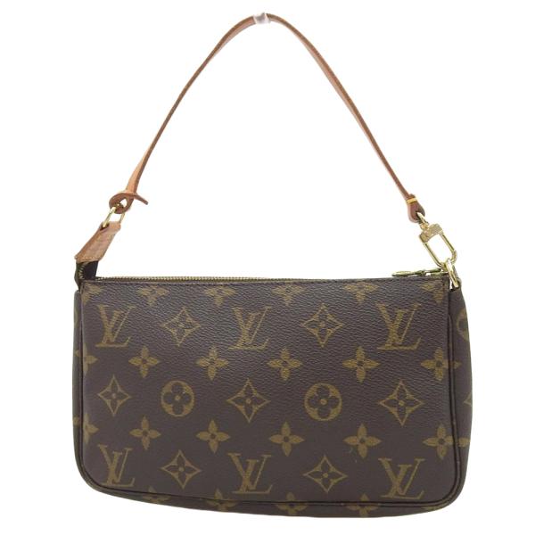 Louis Vuitton Pochette Accessoires Canvas Shoulder Bag M51980 in Good condition