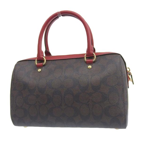 Coach Signature Mini Boston Bag  Canvas Handbag 83607.0 in Excellent condition