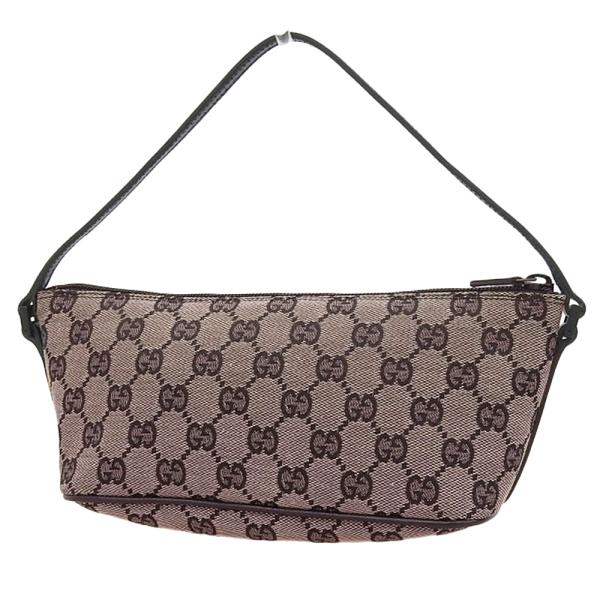 Gucci GG Canvas Accessory Pouch Canvas Vanity Bag 07198 in Good condition