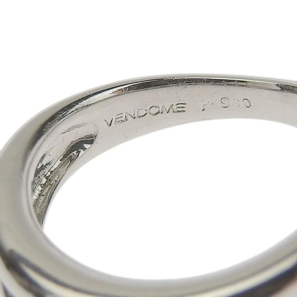 VENDOME AOYAMA Pt900 0.15ct Diamond Ring (Size 7.5) in Platinum for Women - Used in Excellent Condition