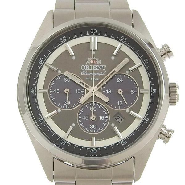 Orient Sporty NEO 70's Men's Silver Stainless Steel Watch with Chronograph and Date Function in Great Condition