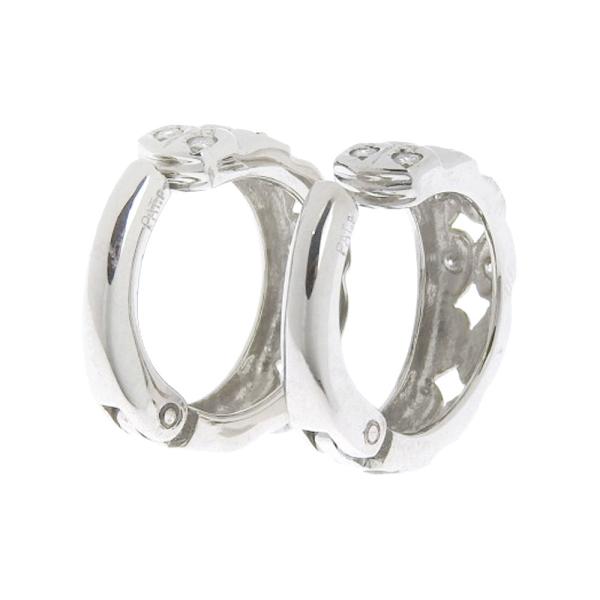No Brand, Women's Silver Diamond Earrings, 0.10ct×2 Diamonds, Material