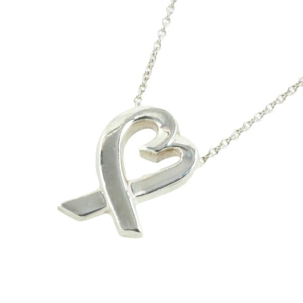 Silver Paloma Picasso Loving Heart Necklace in Great Condition