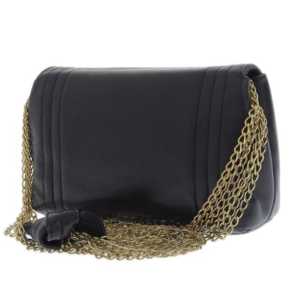 CC  Leather Mini Chain Shoulder Bag in Very Good Condition