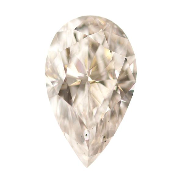 Loose Diamond - Women's Tear-Shaped Very Light Orangy Pink, SI1, 2.010ct Pink Diamond