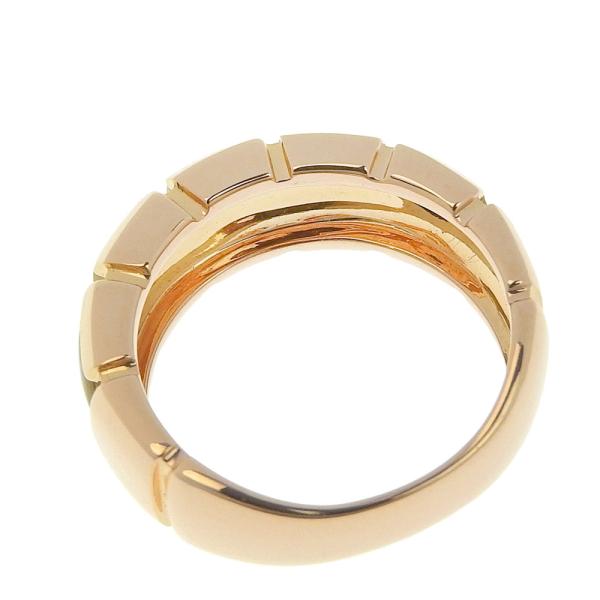 VENDOME AOYAMA Shell Ring (Size 11.5) in K18 Pink Gold for Women - Used in Excellent Condition