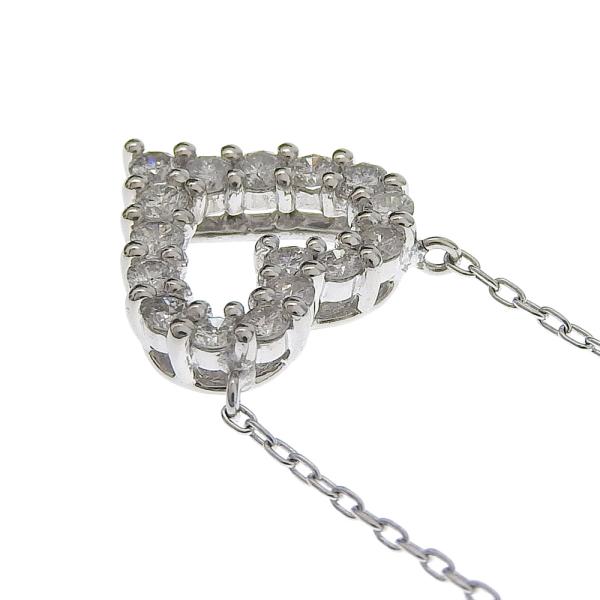 Women's No Brand Platinum PT850/PT900 Necklace with 0.50ct Melee Diamonds in Excellent Condition