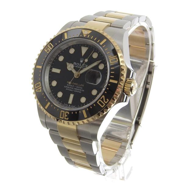 Rolex Sports-line Sea-Dweller Men's Automatic Watch, Silver, Stainless Steel/18K Yellow Gold Material, Pre-owned 126603.0