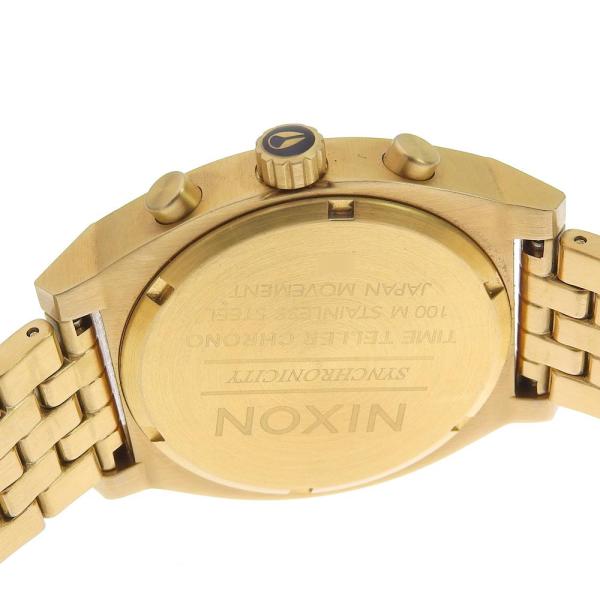 Nixon Time Teller Men's Quartz Chronograph Watch, Rare Gold Plated in Great Condition