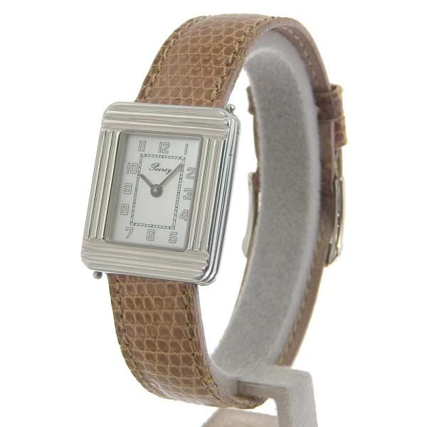 Other  Poiray Ma Premiere Women's Quartz Wristwatch with Shell Dial, SS/Leather, Brown, [Used] in Good condition