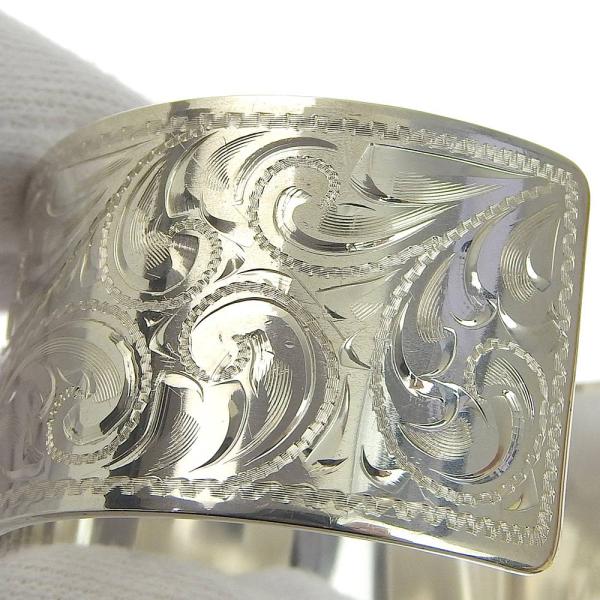 Smith Enterprises Reno Nevada Men's Patterned Bangle, Silver, SV925  in Great Condition