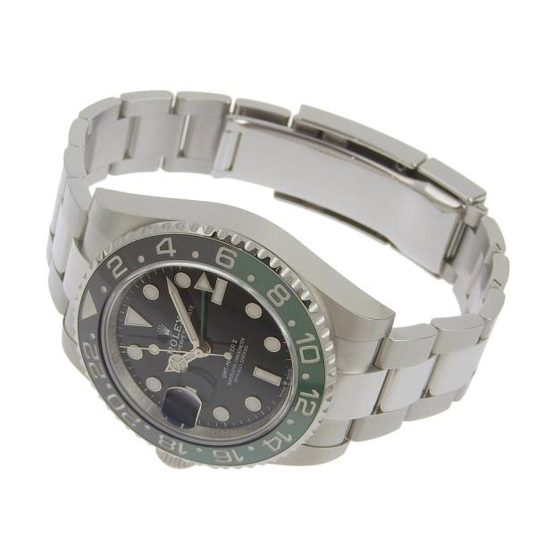 Rolex GMT Master II Men's Watch with Black Green Dial 126720VTNR, Silver Stainless Steel, Secondhand 126720VTNR