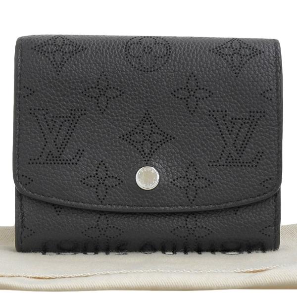Louis Vuitton Iris Compact Wallet Leather Short Wallet M62540 in Good condition