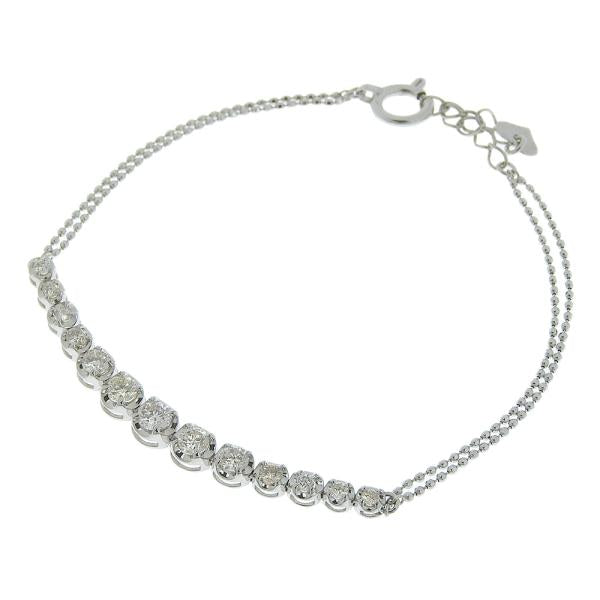 18K Diamond Row Bracelet