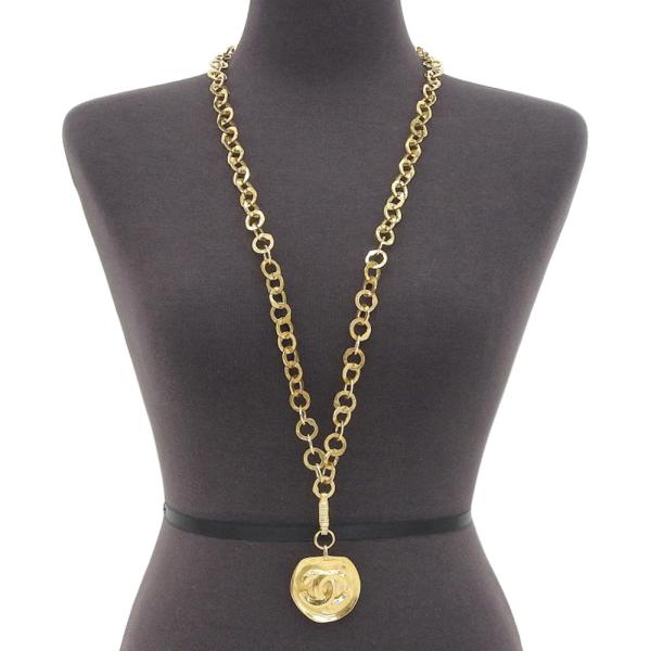 CC Chain Long Necklace in Great Condition