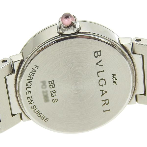 BVLGARI Women's Bvlgari Bvlgari Watch with 12P Diamond & Mother of Pearl Shell Dial, Stainless Steel, Silver in Excellent Condition