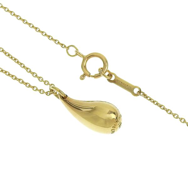 18k Gold Teardrop Pendant Necklace in Great Condition