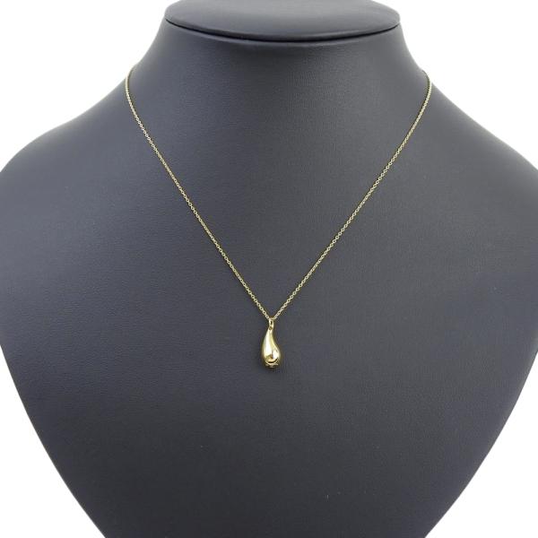 18k Gold Teardrop Pendant Necklace in Great Condition