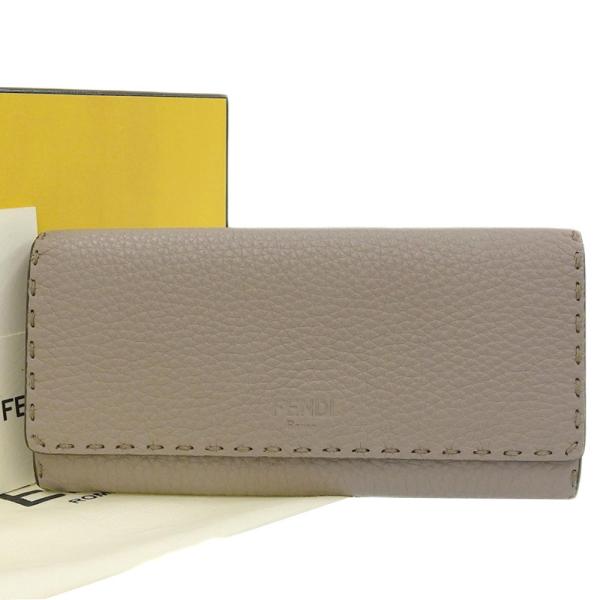 Fendi null Leather Long Wallet 8M0384