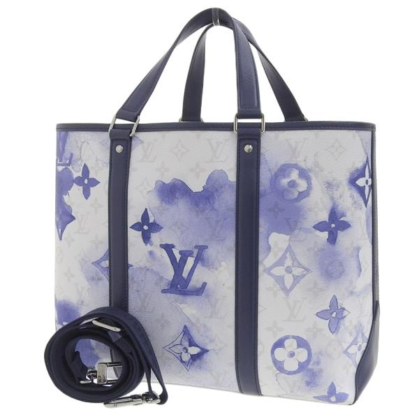 Louis Vuitton Monogram Watercolor Weekend PM Tote Bag Canvas Tote Bag M45756 in Good condition