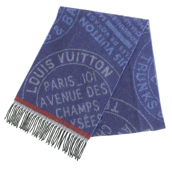 Louis Vuitton Scarf Trunks Stamps Canvas Scarf M78528 in Excellent condition