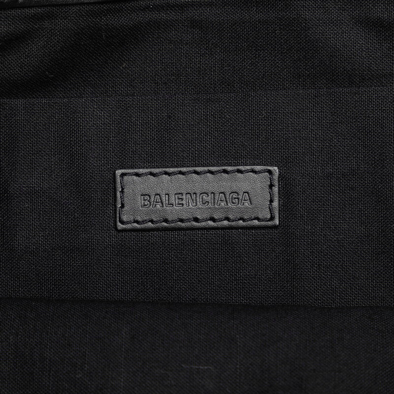 Balenciaga Canvas Leather Clutch Bag 373840 in Great Condition