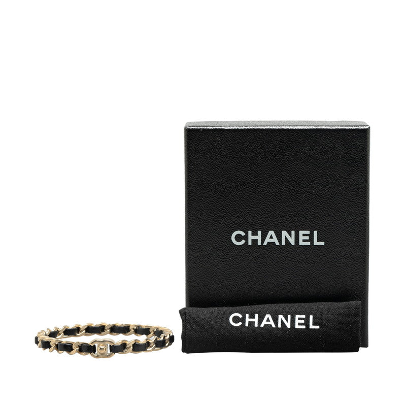 Chanel Coco Mark Turnlock Chain Bangle