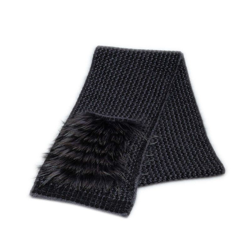 Louis Vuitton Wool Fur Silk Scarf M75091