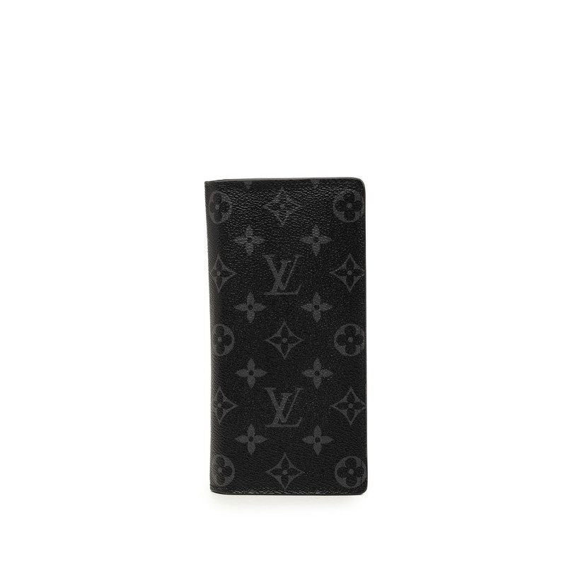 Louis Vuitton Portefeuille Brazza Monogram Eclipse Long Wallet