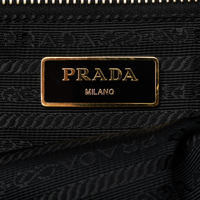 Prada Nylon Saffiano Leather 2WAY Tote Bag